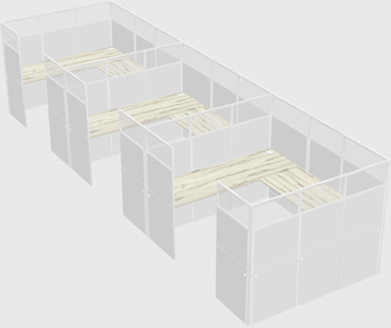 Cabine en u
