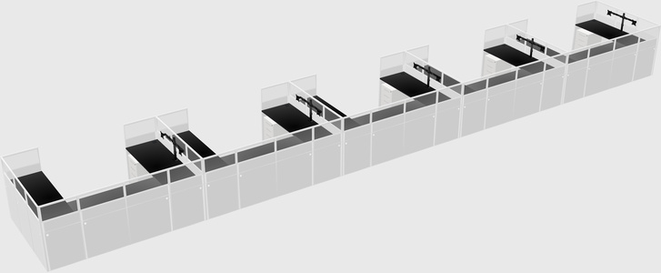 Cabine en u