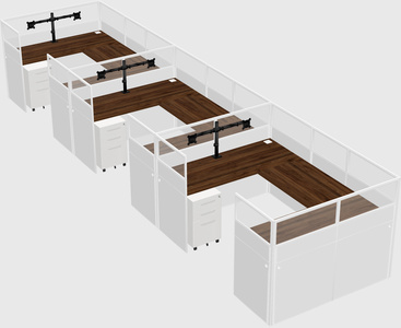 Cabine en u