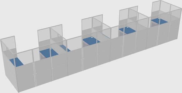 Cabine en u