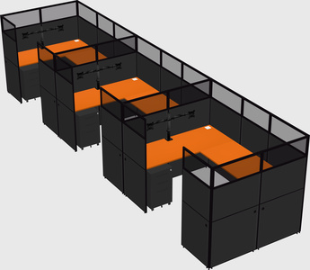 Cabine en u