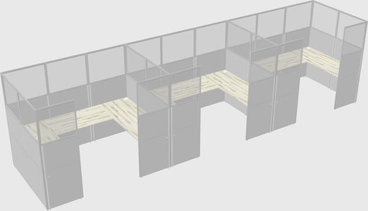 Cabine en u