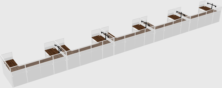 Cabine en u