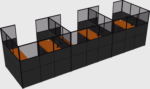 Cabine en u