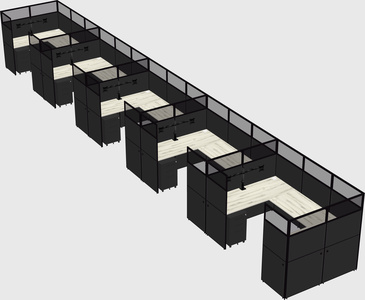Cabine en u
