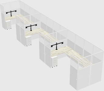 Cabine en u