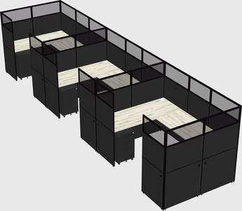 Cabine en u
