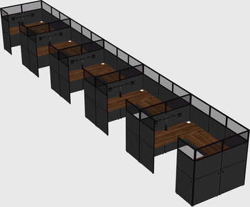 Cabine en u