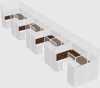 Cabine en u