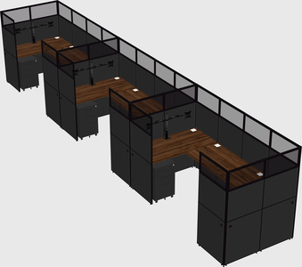 Cabine en u