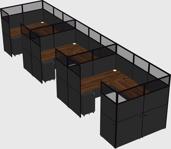 Cabine en u