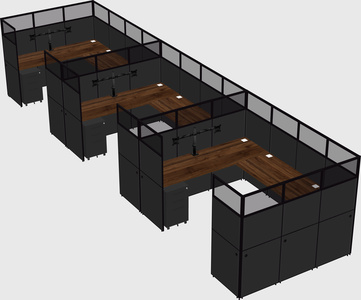 Cabine en u