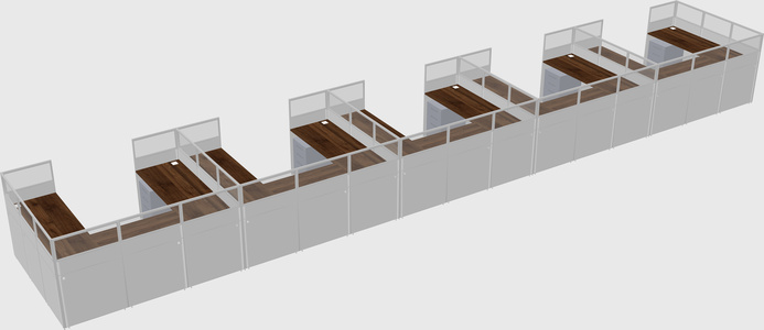 Cabine en u