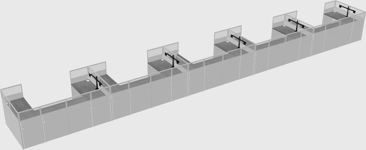 Cabine en u