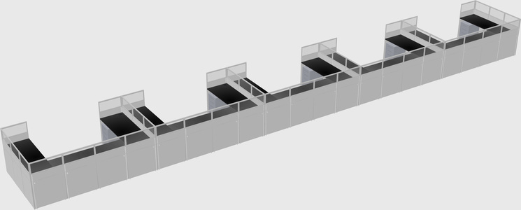 Cabine en u