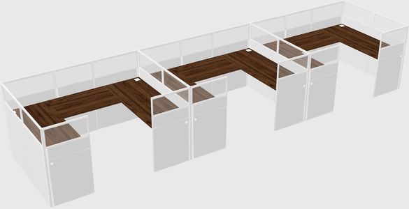 Cabine en u