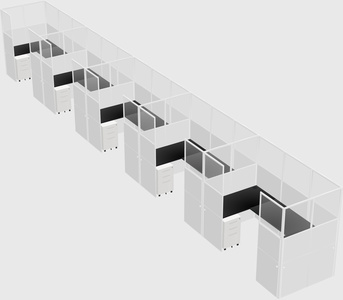 Cabine en u
