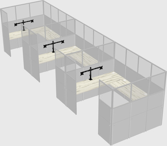Cabine en u