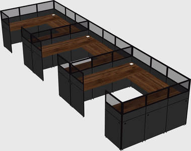 Cabine en u