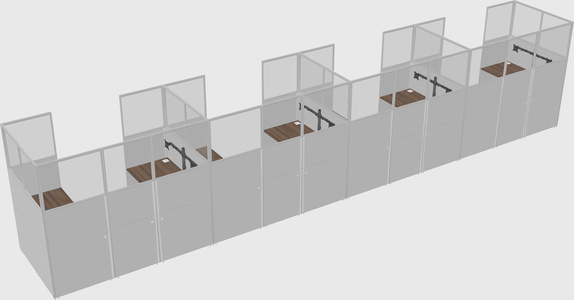 Cabine en u
