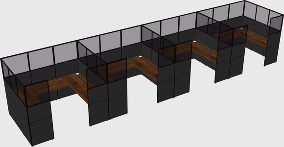 Cabine en u