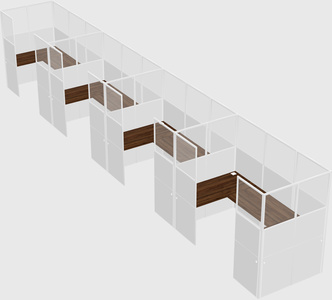 Cabine en u