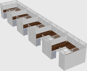 Cabine en u