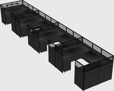 Cabine en u