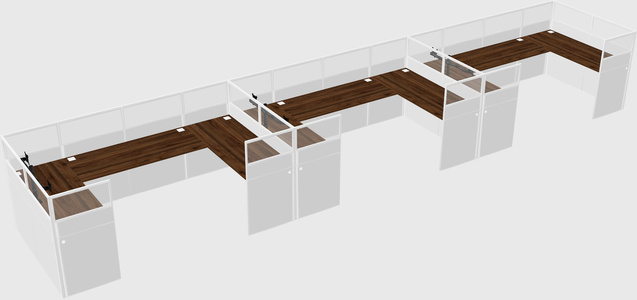 Cabine en u