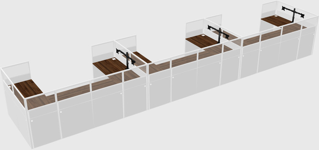 Cabine en u