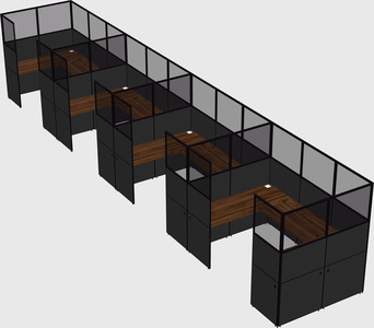 Cabine en u