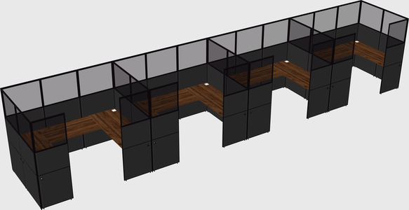 Cabine en u