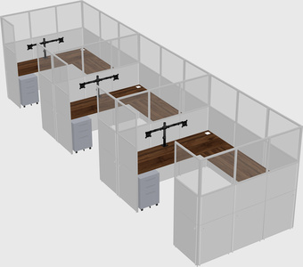 Cabine en u