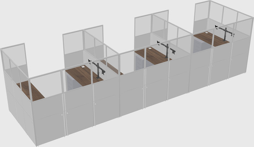 Cabine en u