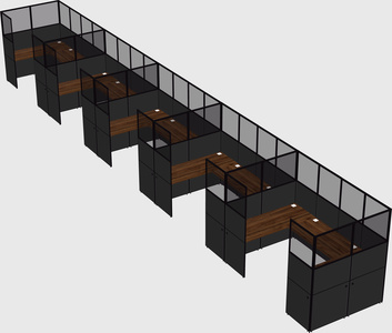 Cabine en u