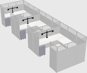 Cabine en u