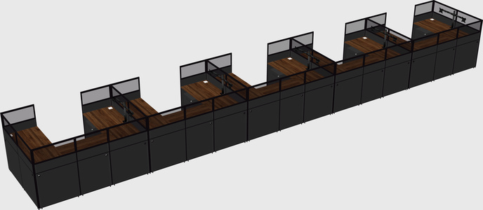Cabine en u