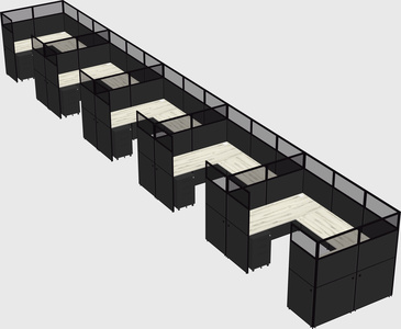 Cabine en u