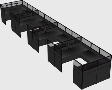 Cabine en u