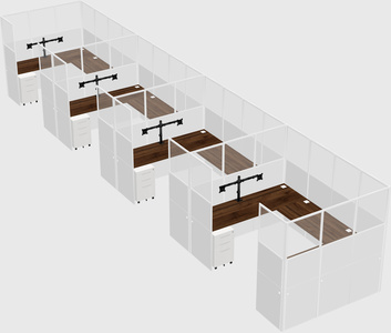 Cabine en u