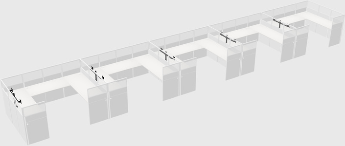 Cabine en u