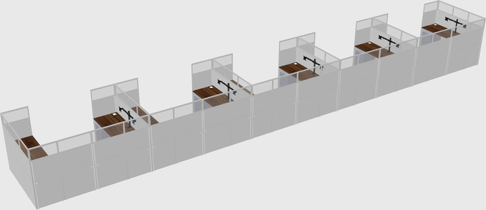 Cabine en u