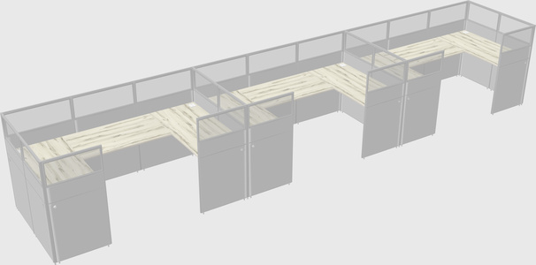 Cabine en u
