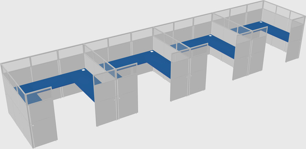 Cabine en u