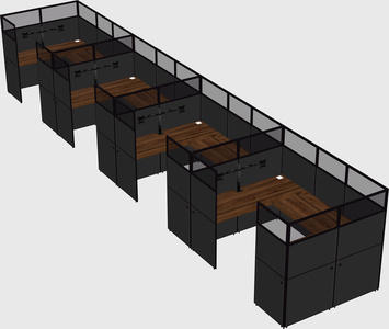 Cabine en u