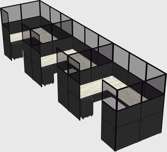 Cabine en u