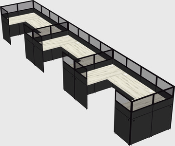 Cabine en u
