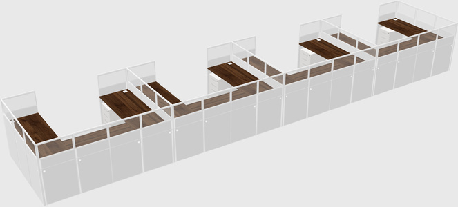 Cabine en u