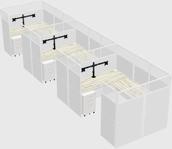 Cabine en u