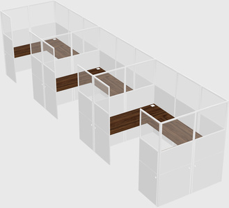 Cabine en u